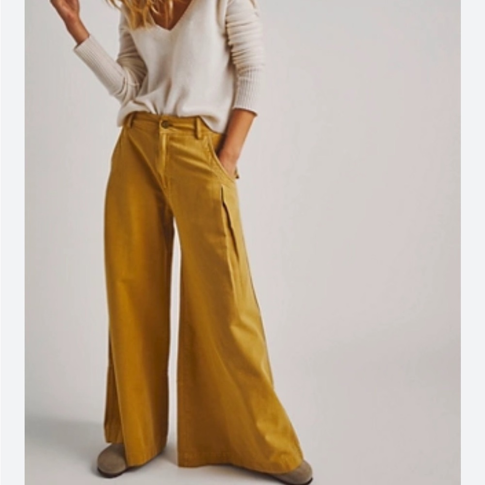 NEW - Free People Out of Touch Extreme Wide Leg Denim